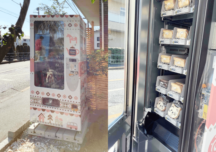 ガトーアンローズ様に焼き菓子・シフォンケーキ自動販売機を導入しました