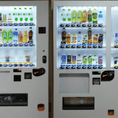 金町中央病院様に飲料用自動販売機を設置しました